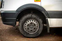 Mercedes Sprinter W906 2006–2018 Breite Radlaufverkleidungen (4 Stk, schwarz) Foto 1