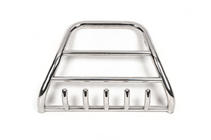 Nissan Pathfinder R51 2005-2014 Hoher Frontbügel QT007 (Edelstahl) 70mm Foto 1