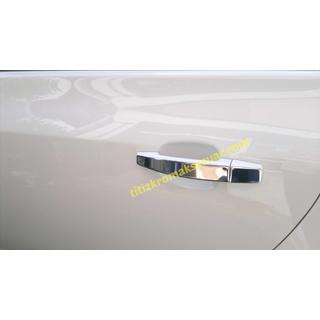 Chrom Türgriffblenden SCHMAL (4 Stk., Edelstahl, Omsa) Opel Astra J 2009-2015 Foto 2
