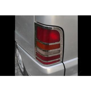 Chrom Blenden für Rückleuchten (2 Stk, Edelstahl) Mercedes Vito W638 1996-2003 Foto 4