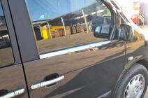 Mercedes Vito W638 1996-2003 Fensterrahmen Blenden (2 Stk, Edelstahl) Foto 1