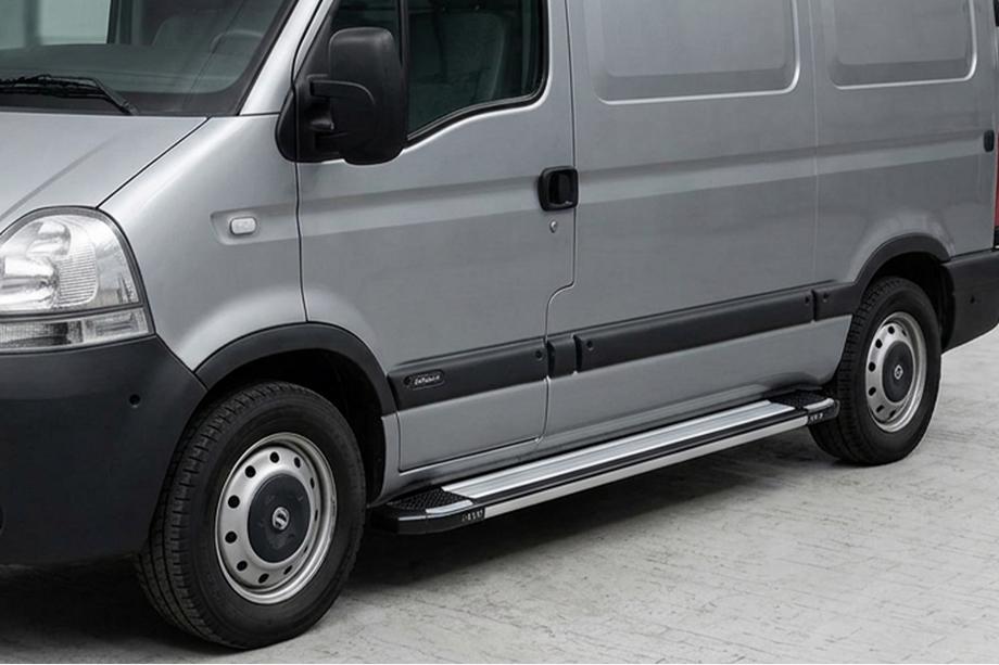 Nissan Interstar 2002-2010 Trittbretter Rainbow (2 Stk., Aluminium) Image