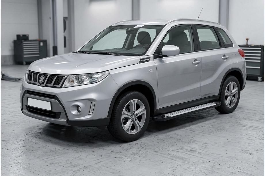 Suzuki Vitara 2015- Trittbretter Allmond Grey (2 Stk., Aluminium) Image