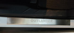 Mitsubishi Outlander 2006-2012 Einstiegsleisten Carmos (4 Stk, Edelstahl) Foto 4