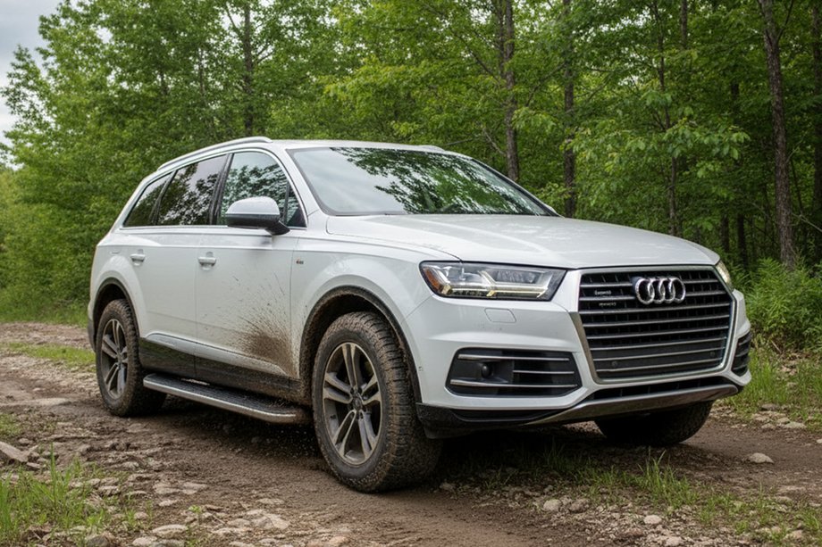 Audi Q7 2015–2026 Seitenschweller Tayga Grey (2 Stk., Aluminium) Image