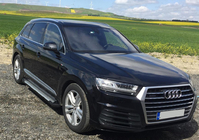 Audi Q7 2015–2026 Trittbretter Allmond Grey (2 Stk., Aluminium) Foto 1