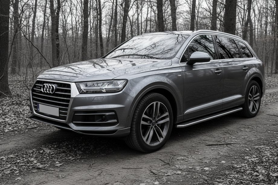Audi Q7 2015–2026 Seitenschweller Maydos V2 (2 Stk., Aluminium & Edelstahl) Image