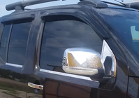 Nissan Navara 2006-2015 Spiegelabdeckungen (2 Stk, Kunststoff) Ohne Blinker Foto 3