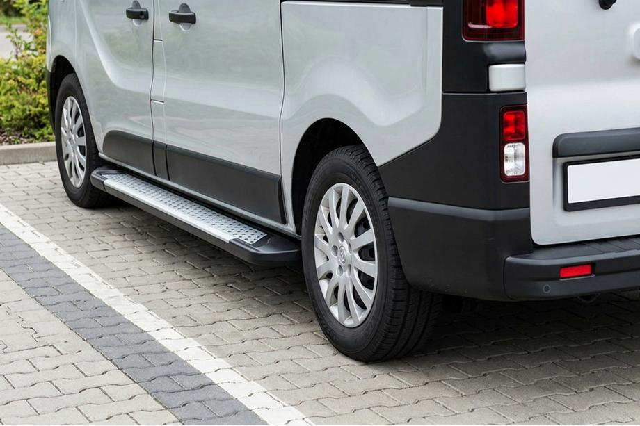 Renault Trafic 2015- Trittbretter Allmond Grey (2 Stk., Aluminium) Image