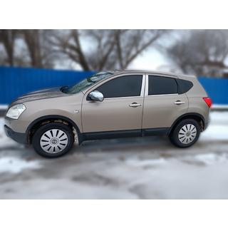 Chrom B-Säulen Abdeckung (4 Stk, Edelstahl) Nissan Qashqai 2007-2010 Foto 1