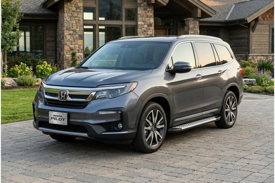 Honda Pilot 2015-2022 Trittbretter Allmond Grey (2 Stk., Aluminium) Image