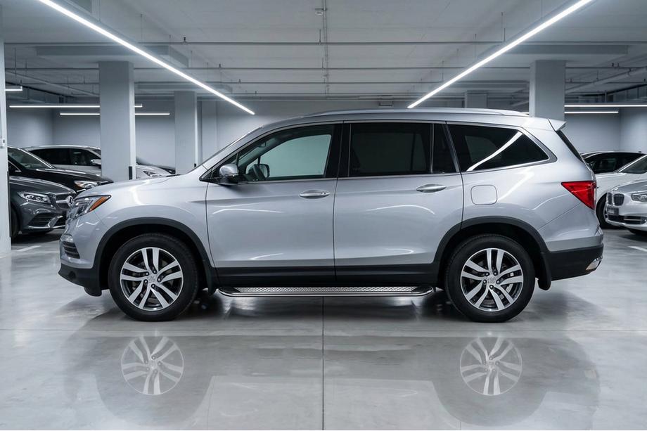 Honda Pilot 2015-2022 Seitenschweller Maydos V2 (2 Stk., Aluminium & Edelstahl) Image