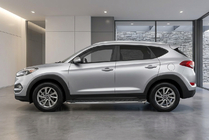 Hyundai Tucson TL 2016-2021 Trittbretter Maydos V1 (2 Stk., Aluminium & Edelstahl) Foto 1