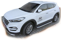 Hyundai Tucson TL 2016-2021 Seitenschweller Fullmond (2 Stk., Aluminium) Foto 1