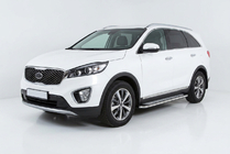 Kia Sorento III UM 2014-2020 Seitenschweller Maydos V2 (2 Stk., Aluminium & Edelstahl) Foto 1