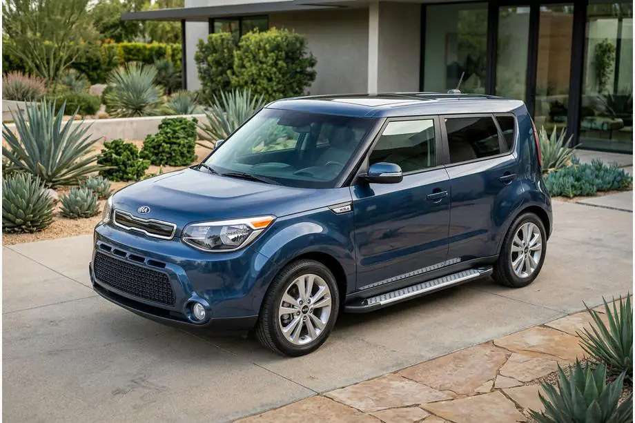 Kia Soul II 2013-2018 Trittbretter Allmond Grey (2 Stk., Alu) Image