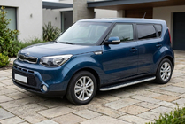 Kia Soul II 2013-2018 Seitenschweller Tayga Grey (2 Stk., Aluminium) Foto 1