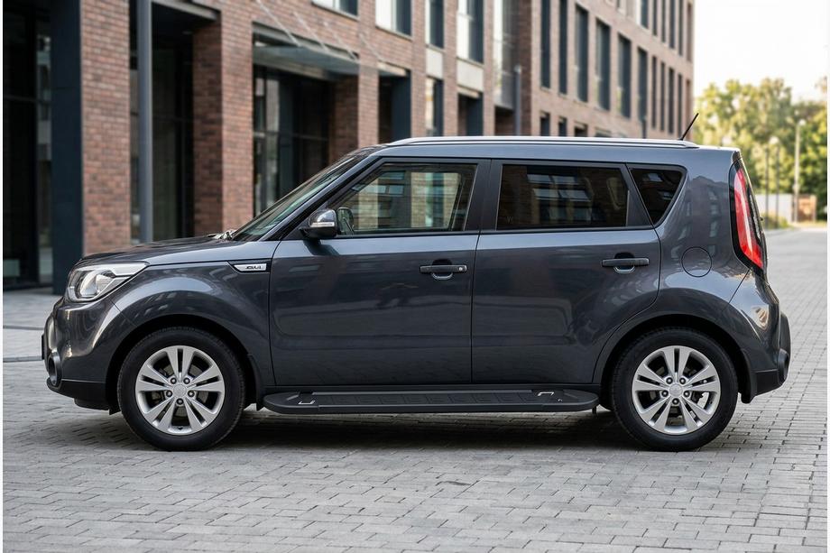 Kia Soul II 2013-2018 Seitenschweller RedLine Black (2 Stk., Aluminium) Image