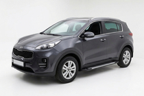 Kia Sportage 2015-2021 Seitenschweller Line (2 Stk., Aluminium) Foto 1