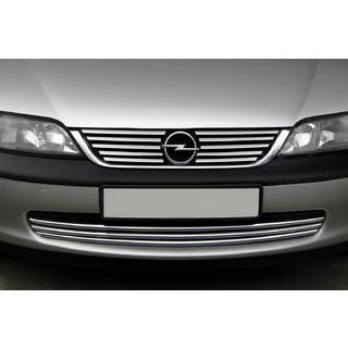 Chrom Kühlergrill Abdeckungen (Edelstahl) Opel Vectra B 1995-2002 Foto 1
