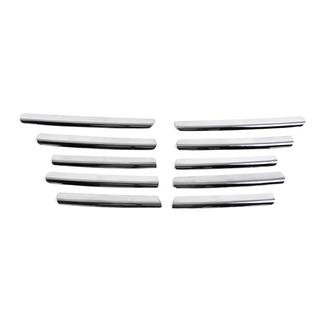 Chrom Kühlergrill Abdeckungen (Edelstahl) Opel Vectra B 1995-2002 Foto 3
