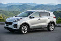 Kia Sportage 2015-2021 Seitenschweller RedLine Black (2 Stk., Aluminium) Foto 1