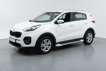 Kia Sportage 2015-2021 Seitenschweller Allmond White (2 Stk., Aluminium) Foto 1