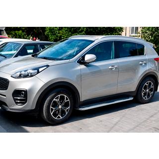 Seitenschweller Maydos V2 (2 Stk., Aluminium & Edelstahl) Kia Sportage 2015-2021 Foto 3