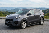 Kia Sportage 2015-2021 Seitenschweller Tayga Black (2 Stk., Aluminium) Foto 1