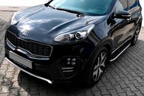 Kia Sportage 2015-2021 Seitenschweller BlackLine (2 Stk., Aluminium) Foto 1