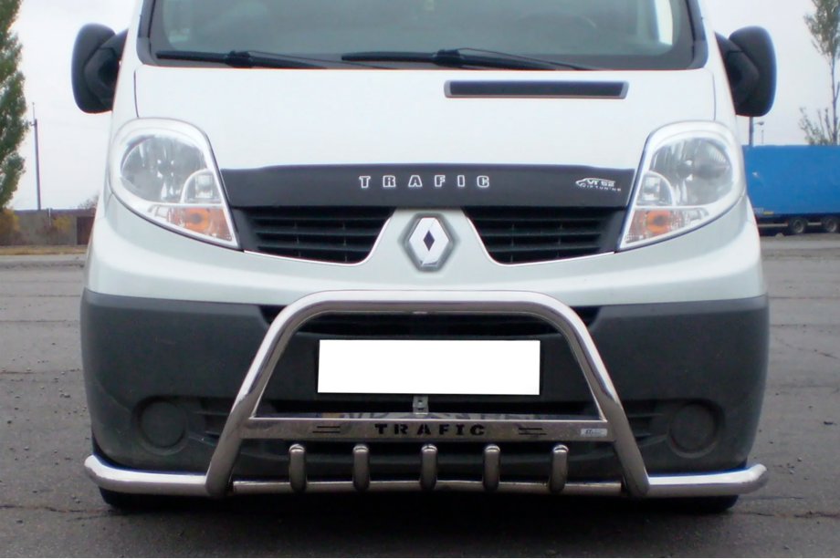Renault Trafic 2001–2015 Frontschutzbügel mit Seitenbügeln Exclusive (Edelstahl) Image