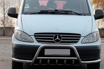 Mercedes Vito W639 2004-2014 Frontbügel WT003 mit Bügeln (Edelstahl) Foto 1