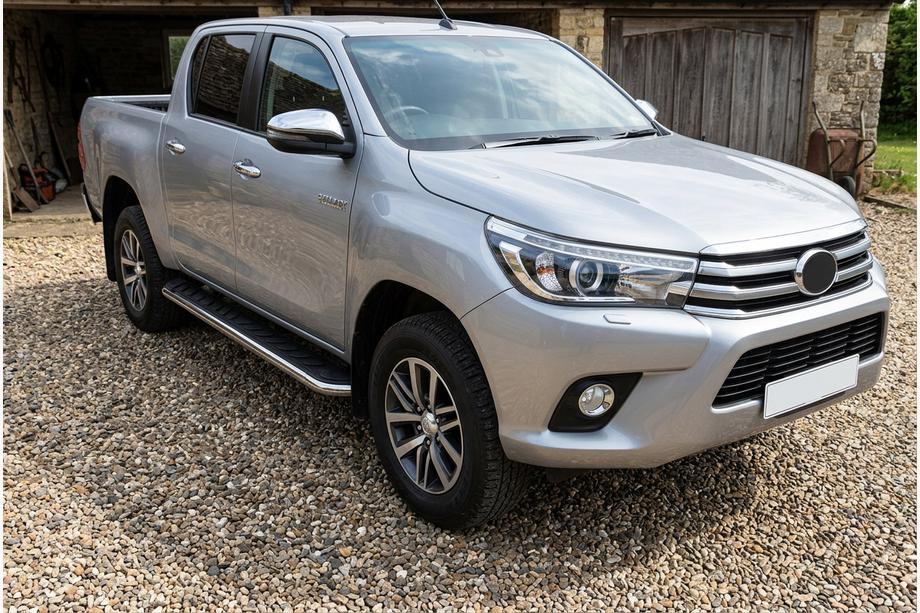 Toyota Hilux 2015- Trittbretter Maydos V1 (2 Stk., Aluminium & Edelstahl) Image
