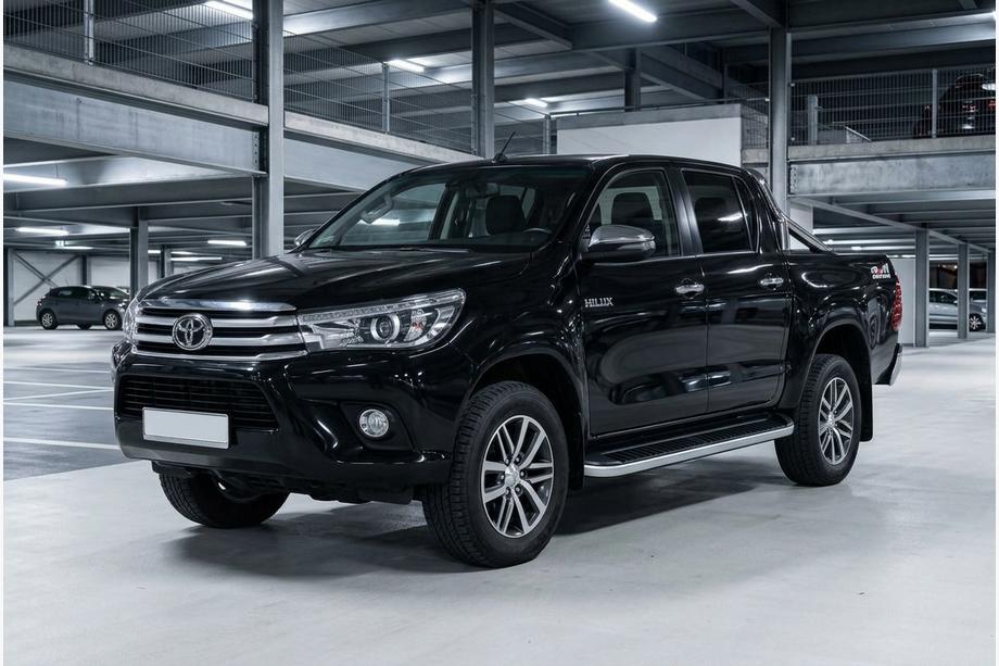 Toyota Hilux 2015- Seitenschweller Tayga Grey (2 Stk., Aluminium) Image