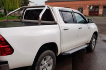 Toyota Hilux 2015- Trittbretter Allmond Grey (2 Stk., Aluminium) Foto 6