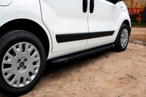 Citroen Nemo 2007-2017 Trittbretter Rainbow Black (2 Stk, Aluminiumprofil) Foto 1
