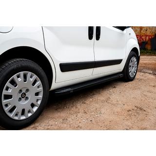 Seitenschweller Mostu Black (2 Stk, Aluminiumprofil) Peugeot Bipper 2008-2017 Foto 1