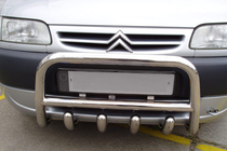 Citroen Berlingo 1996-2008 Frontbügel QT006 (Edelstahl) Foto 1