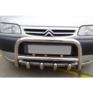 Frontbügel QT006 (Edelstahl) Citroen Berlingo 1996-2008