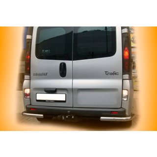 Hintere Eckschutzrohre AK003 (Edelstahl) Opel Vivaro 2001–2015 Foto 3
