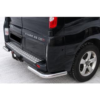Hintere Eckschutzrohre AK003 (Edelstahl) Opel Vivaro 2001–2015 Foto 1