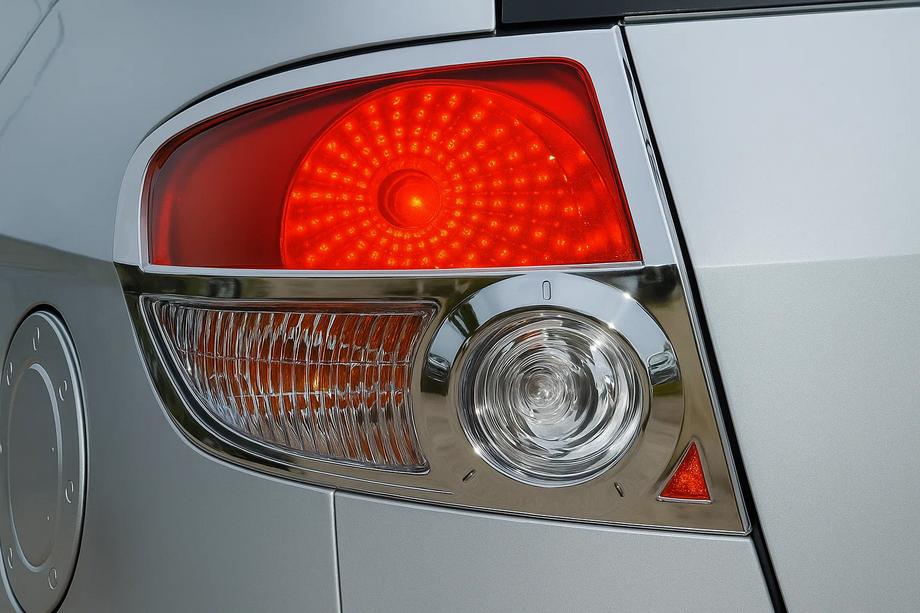 Hyundai Getz 2002- Chrom Blenden für Rückleuchten (2 Stk., Kunststoff) Image