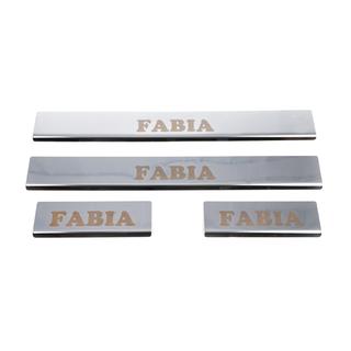 Einstiegsleisten Carmos (4 Stk., Edelstahl) Skoda Fabia 2000-2007 Foto 4