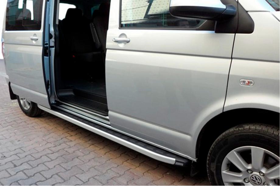 Volkswagen T4 Transporter 1990-2003 Seitenschweller Fullmond (2 Stk., Alu) Kurzer Radstand Image