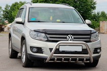 Volkswagen Tiguan 2007-2016 Frontbügel WT003 (Edelstahl) 60 mm, ohne Schriftzug Foto 1