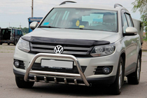 Volkswagen Tiguan 2007-2016 Frontbügel WT003 (Edelstahl) 60 mm, ohne Schriftzug Foto 3