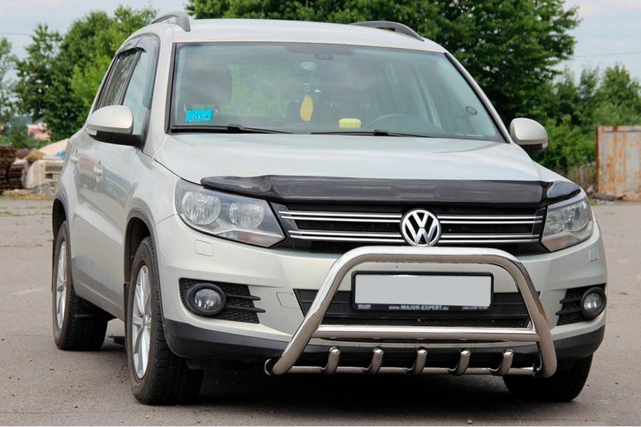 Volkswagen Tiguan 2007-2016 Frontbügel WT003 (Edelstahl) 60 mm, ohne Schriftzug Image
