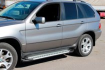 BMW X5 E53 1999–2006 Trittbretter Allmond Grey (2 Stk, Alu) Foto 3