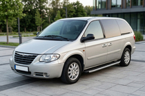 Chrysler Voyager 2001-2007 Seitenschweller Fullmond (2 Stk., Aluminium) Foto 1