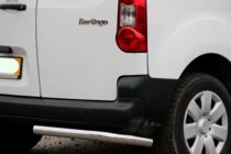 Peugeot Partner Tepee 2008-2018 Hintere Eckschutz AK-003 (Edelstahl) Foto 2